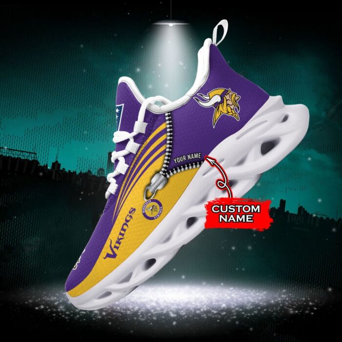 Custom Name Minnesota Vikings Personalized Max Soul Shoes 75