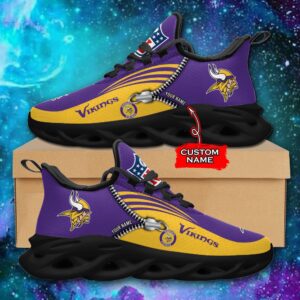 Custom Name Minnesota Vikings Personalized Max Soul Shoes 75