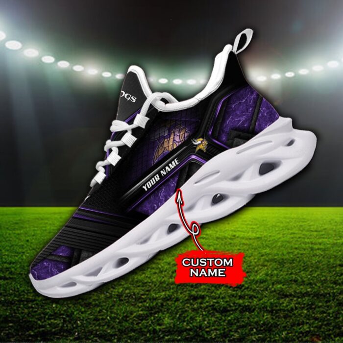 Custom Name Minnesota Vikings Personalized Max Soul Shoes 93