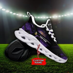 Custom Name Minnesota Vikings Personalized Max Soul Shoes 93