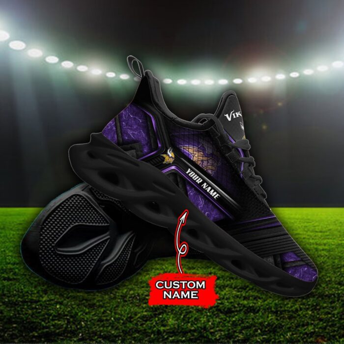 Custom Name Minnesota Vikings Personalized Max Soul Shoes 93