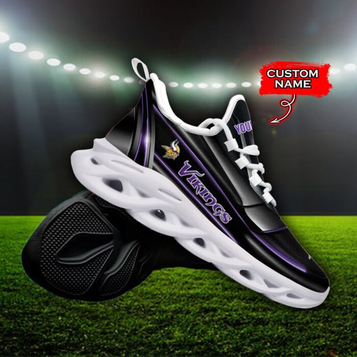 Custom Name Minnesota Vikings Personalized Max Soul Shoes 95