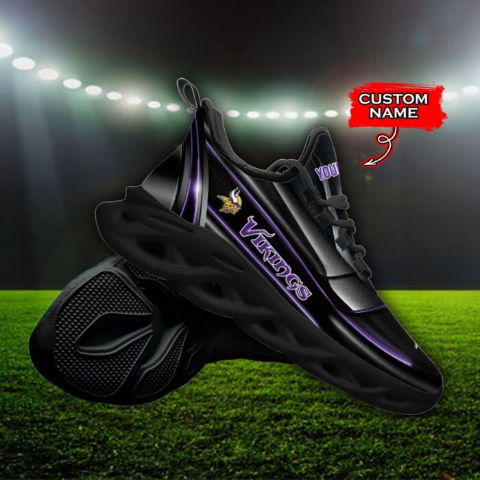 Custom Name Minnesota Vikings Personalized Max Soul Shoes 95