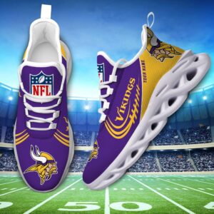 Custom Name Minnesota Vikings Personalized Max Soul Shoes for Fan