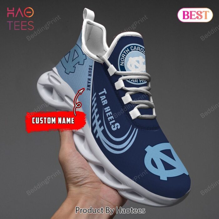 Custom Name NCAA Teams North Carolina Tar Heels Max Soul Shoes