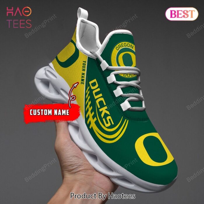 Custom Name NCAA Teams Oregon Ducks Max Soul Shoes