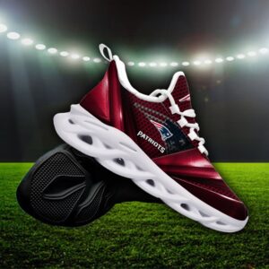 Custom Name New England Patriots Personalized Max Soul Shoes