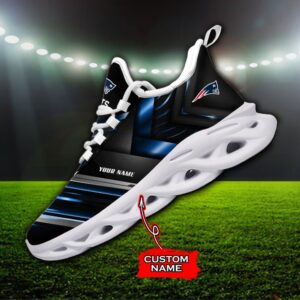 Custom Name New England Patriots Personalized Max Soul Shoes 86