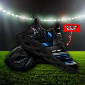 Custom Name New England Patriots Personalized Max Soul Shoes 86