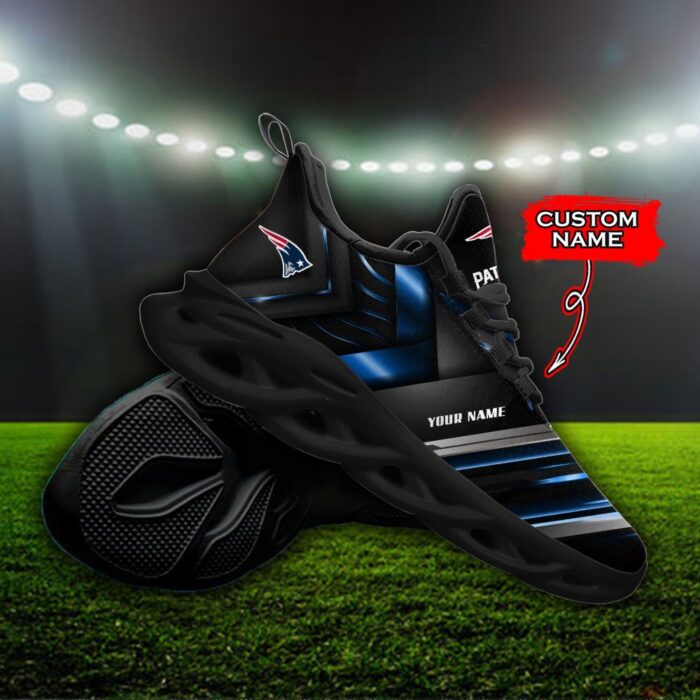 Custom Name New England Patriots Personalized Max Soul Shoes 86