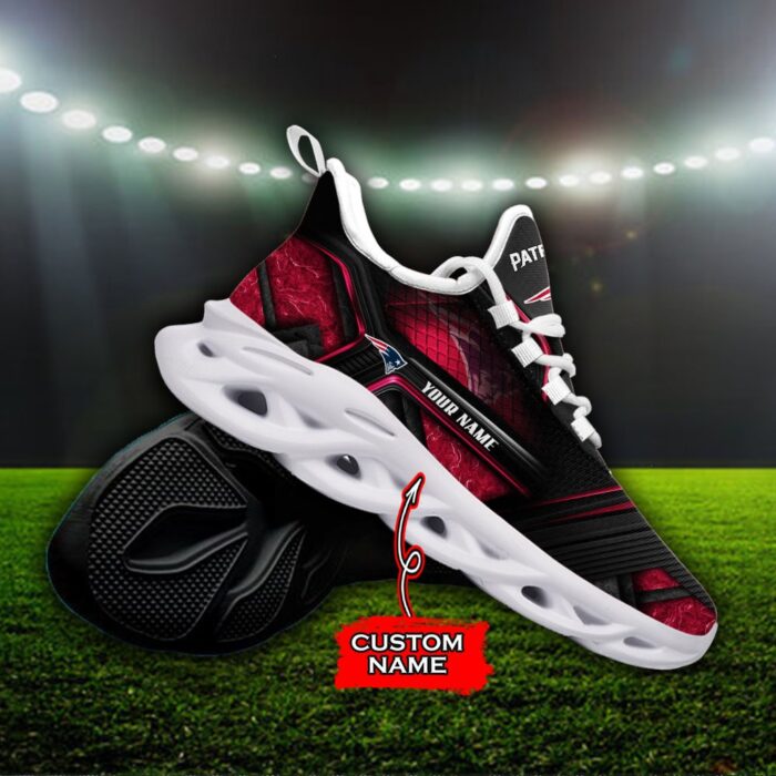 Custom Name New England Patriots Personalized Max Soul Shoes 93