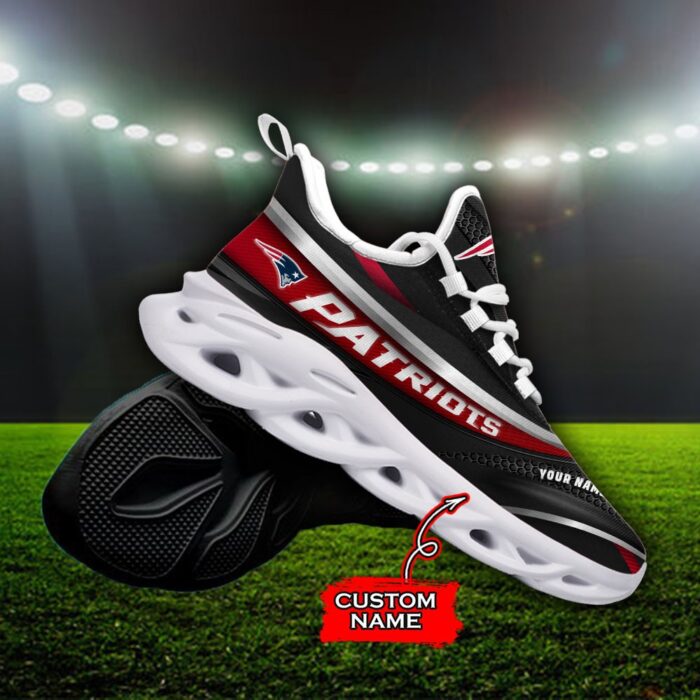 Custom Name New England Patriots Personalized Max Soul Shoes 94