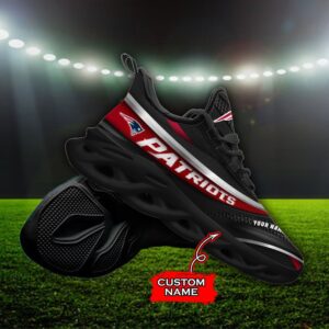 Custom Name New England Patriots Personalized Max Soul Shoes 94