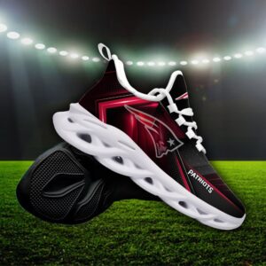 Custom Name New England Patriots Personalized Max Soul Shoes Ver 2