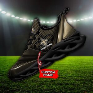 Custom Name New Orleans Saints Personalized Max Soul Shoes