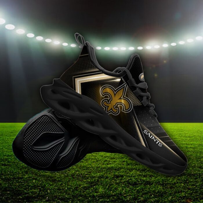 Custom Name New Orleans Saints Personalized Max Soul Shoes Ver 2