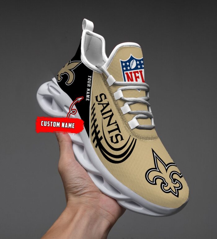 Custom Name New Orleans Saints Personalized Max Soul Shoes for Fan