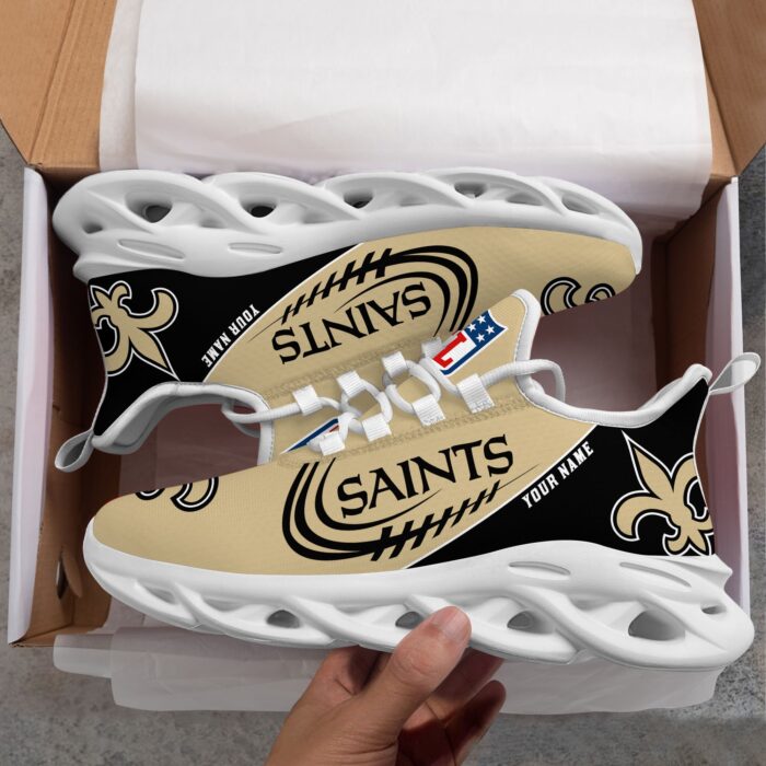 Custom Name New Orleans Saints Personalized Max Soul Shoes for Fan