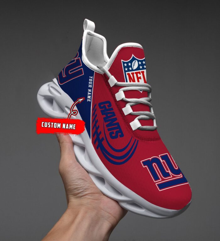 Custom Name New York Giants Personalized Max Soul Shoes for Fan