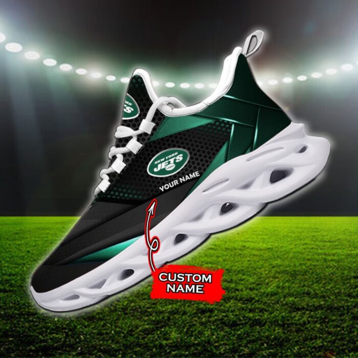 Custom Name New York Jets Personalized Max Soul Shoes 87