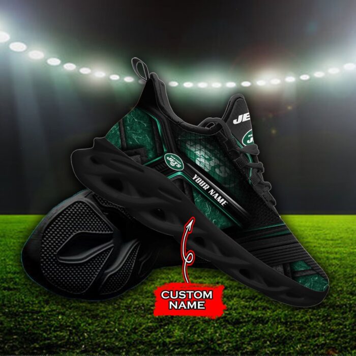 Custom Name New York Jets Personalized Max Soul Shoes 93