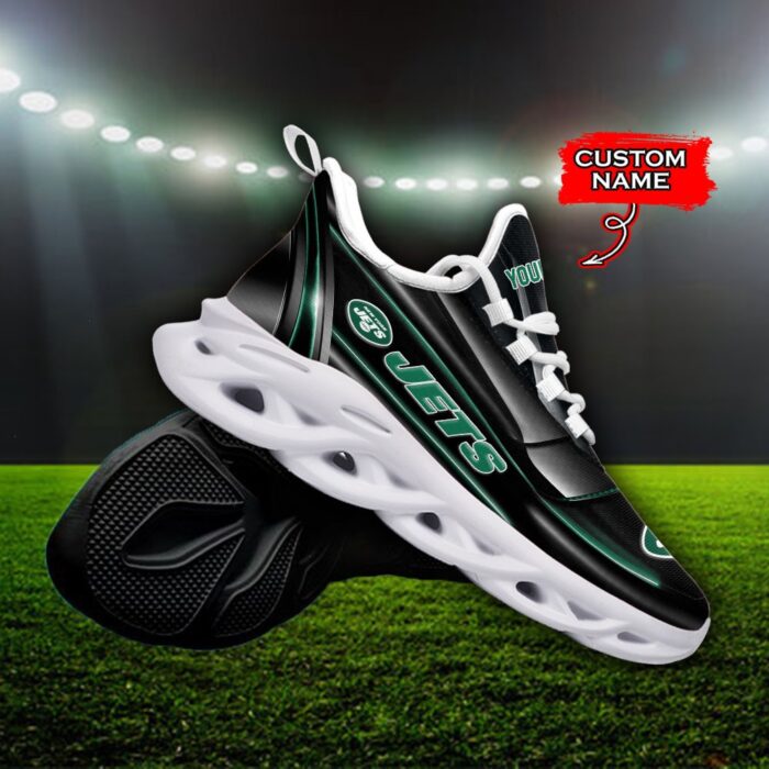 Custom Name New York Jets Personalized Max Soul Shoes 95