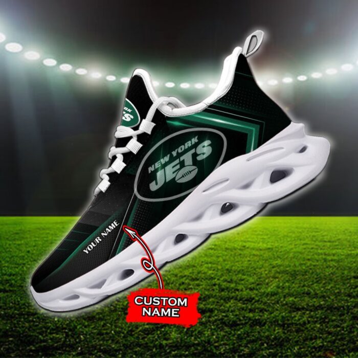 Custom Name New York Jets Personalized Max Soul Shoes Ver 2