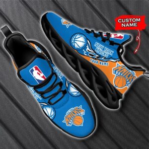 Custom Name New York Knicks Personalized Max Soul Shoes 100 M12