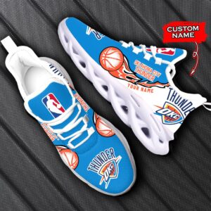 Custom Name Oklahoma City Thunder Personalized Max Soul Shoes 100 M12