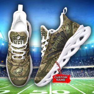 Custom Name Philadelphia Eagles Personalized Max Soul Shoes 79