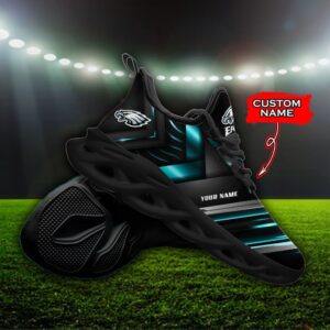 Custom Name Philadelphia Eagles Personalized Max Soul Shoes 86