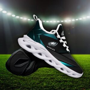 Custom Name Philadelphia Eagles Personalized Max Soul Shoes 87