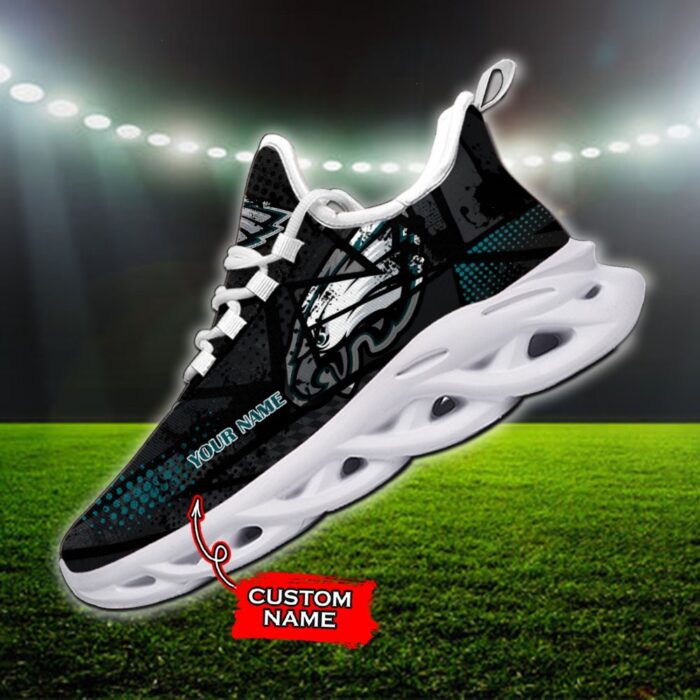 Custom Name Philadelphia Eagles Personalized Max Soul Shoes 92