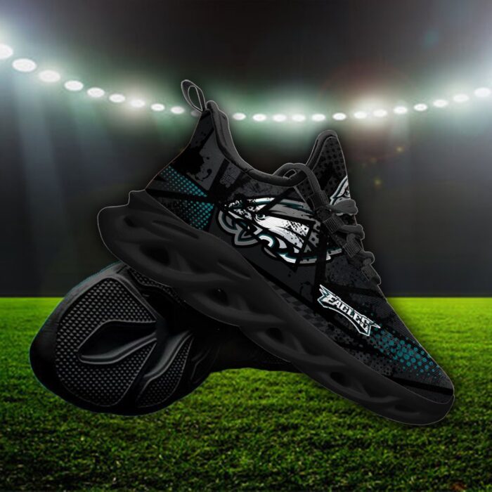 Custom Name Philadelphia Eagles Personalized Max Soul Shoes 92