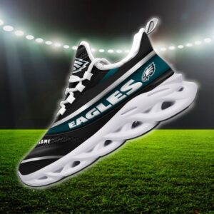 Custom Name Philadelphia Eagles Personalized Max Soul Shoes 94