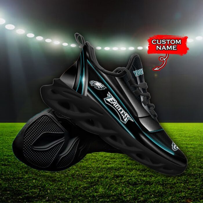 Custom Name Philadelphia Eagles Personalized Max Soul Shoes 95