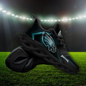 Custom Name Philadelphia Eagles Personalized Max Soul Shoes Ver 2