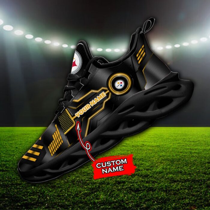 Custom Name Pittsburgh Steelers Personalized Max Soul Shoes 81