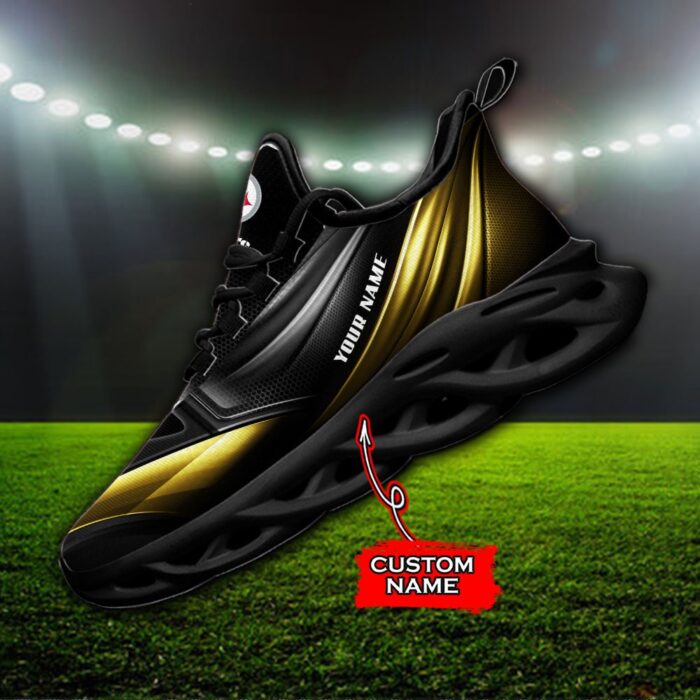 Custom Name Pittsburgh Steelers Personalized Max Soul Shoes 85