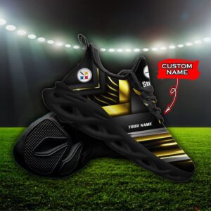 Custom Name Pittsburgh Steelers Personalized Max Soul Shoes 86