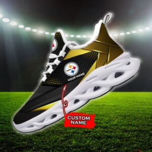 Custom Name Pittsburgh Steelers Personalized Max Soul Shoes 87