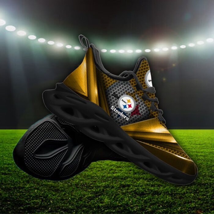 Custom Name Pittsburgh Steelers Personalized Max Soul Shoes 89