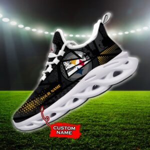 Custom Name Pittsburgh Steelers Personalized Max Soul Shoes 92