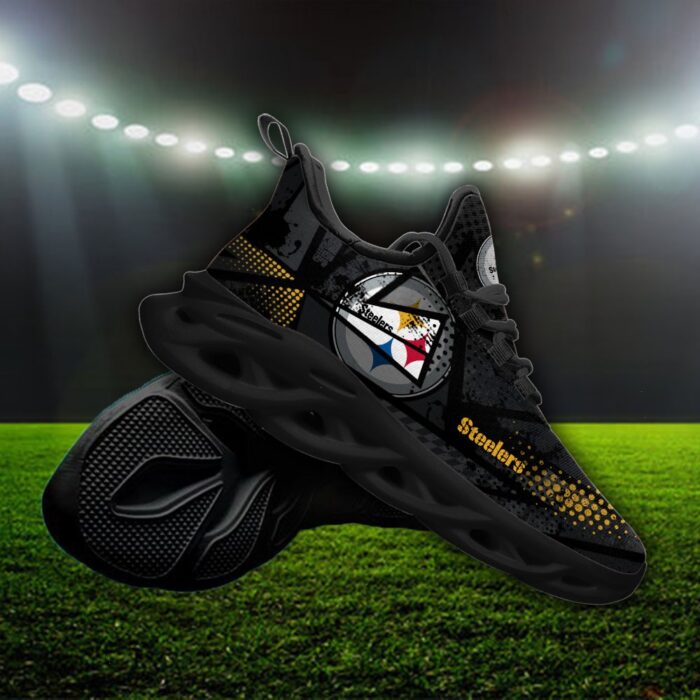 Custom Name Pittsburgh Steelers Personalized Max Soul Shoes 92