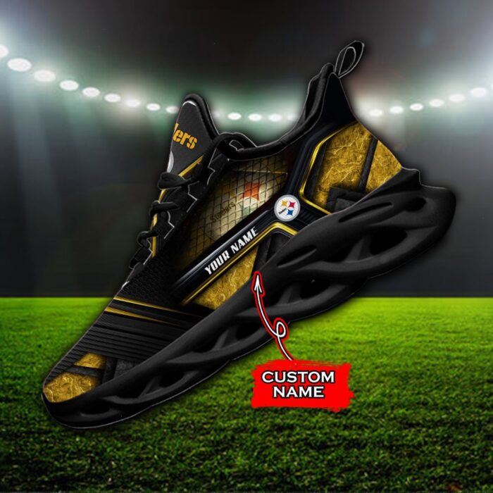 Custom Name Pittsburgh Steelers Personalized Max Soul Shoes 93