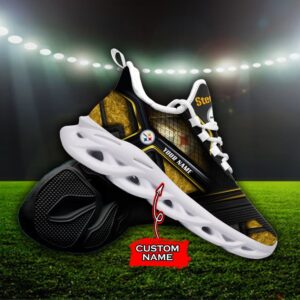 Custom Name Pittsburgh Steelers Personalized Max Soul Shoes 93