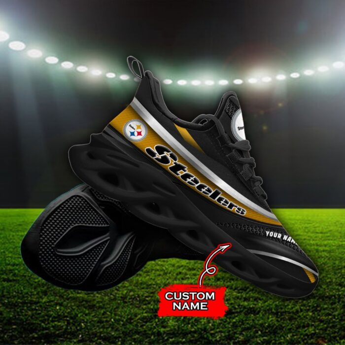 Custom Name Pittsburgh Steelers Personalized Max Soul Shoes 94