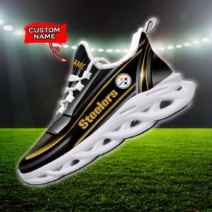 Custom Name Pittsburgh Steelers Personalized Max Soul Shoes 95