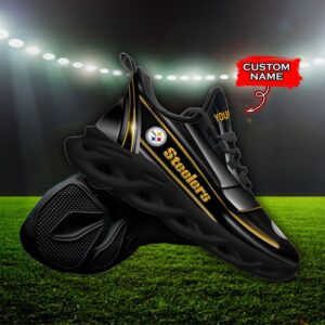 Custom Name Pittsburgh Steelers Personalized Max Soul Shoes 95