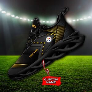 Custom Name Pittsburgh Steelers Personalized Max Soul Shoes Fan Gift